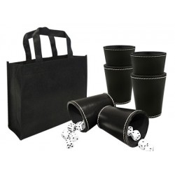 Set de 6 Cachos de PU Negro